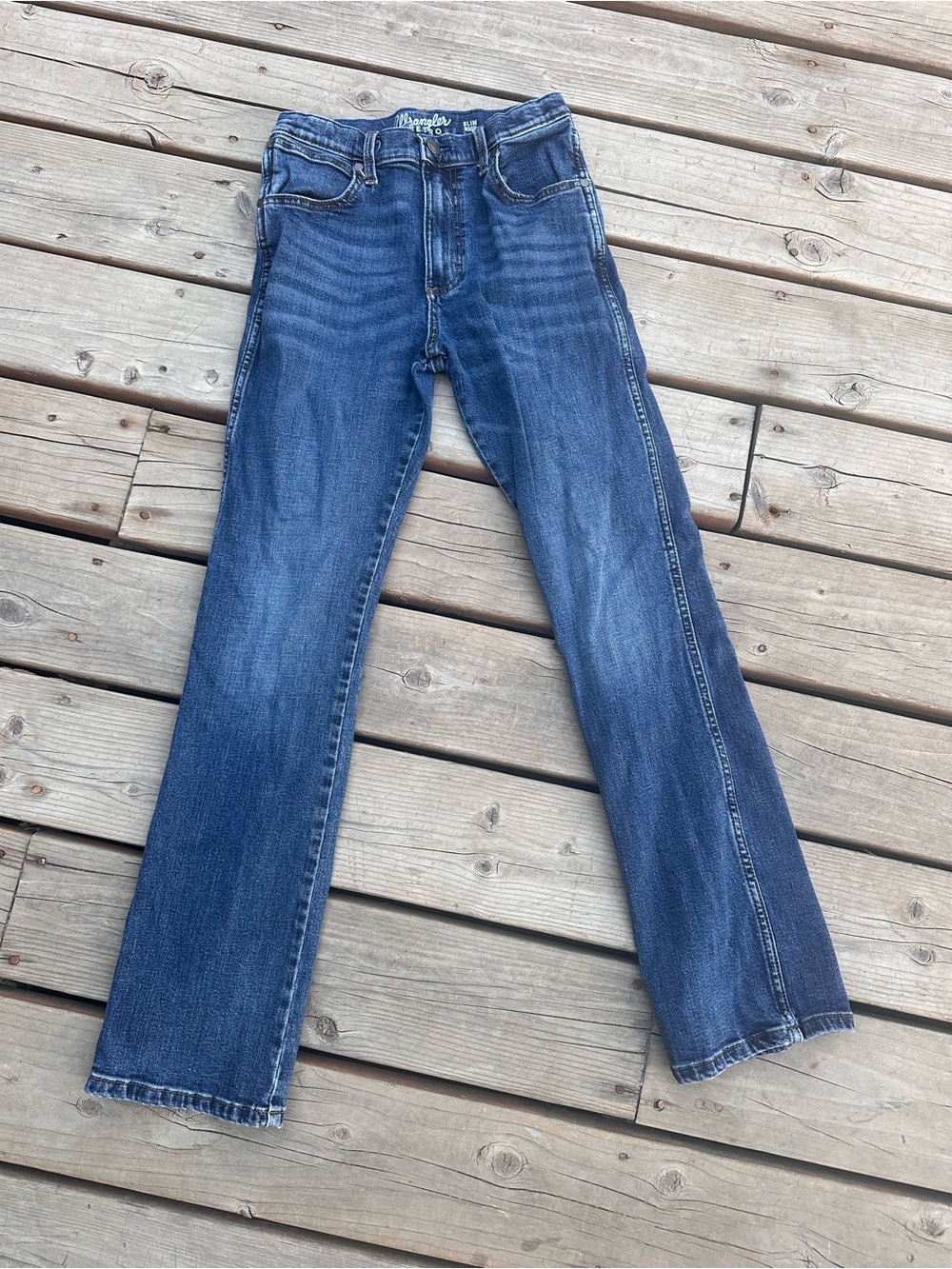 Youth 18 Slim Wrangler Retro Western Jeans